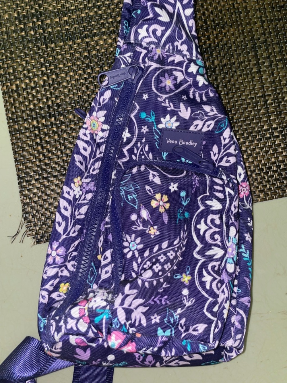 VERA BRADLEY RECYCLED LIGHTEN UP REACTIVE SLING BACKPACK, BELLE PAISLEY - Picture 3 of 5